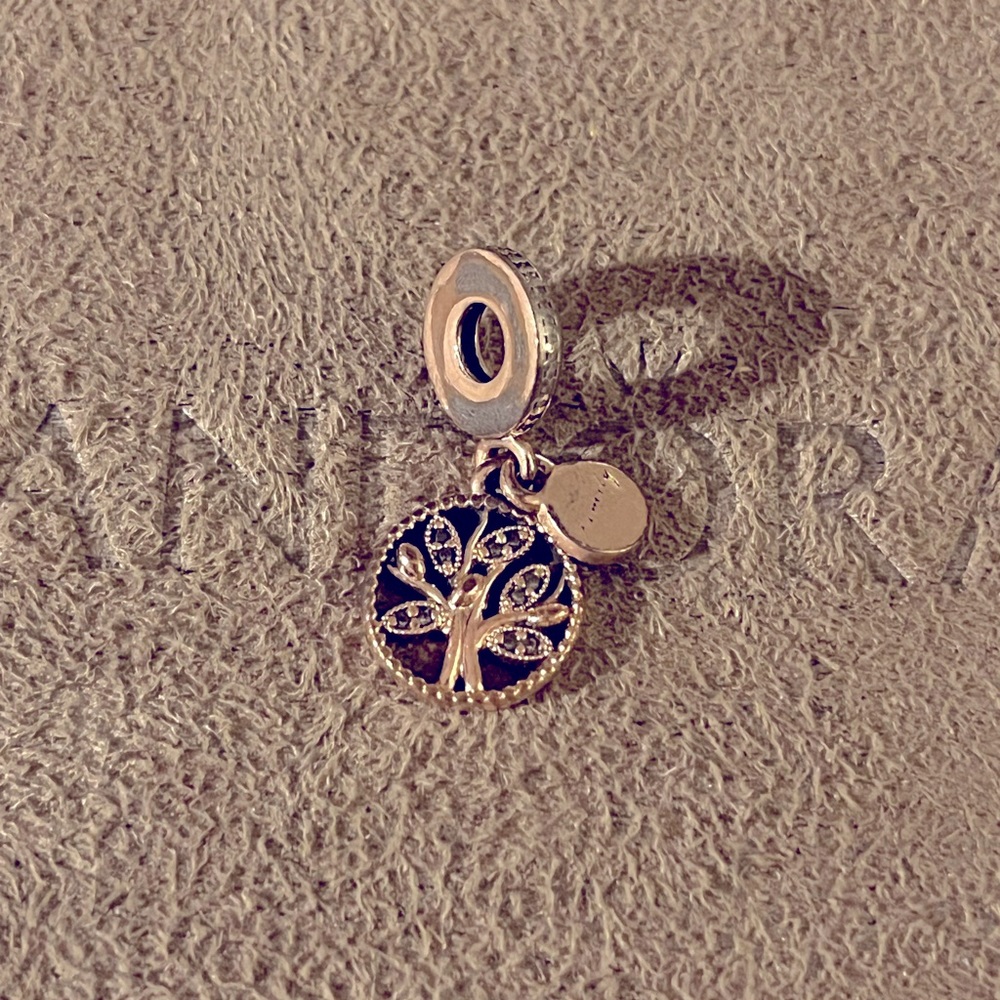 Pandora Rose Gold Family Tree Charm